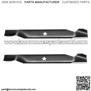 38" 6124 Lawnmower Blade Set 2 Fits AYP/Fits Husqvarna 127842 5pt Star CH