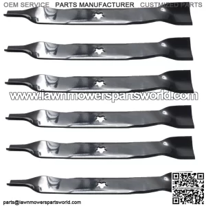 6 Lawn Mower Blades 159705 170698 176084 532176084 Fits Craftsman/Fits Husqvarna