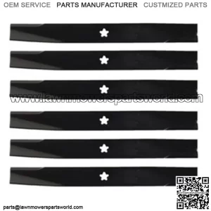 6 Blades Fits Poulan Fits Husqvarna 127843 134149 138498