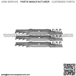 Replacement Set of Three Lawnmower Blades for John Deere, Replaces Part Numb