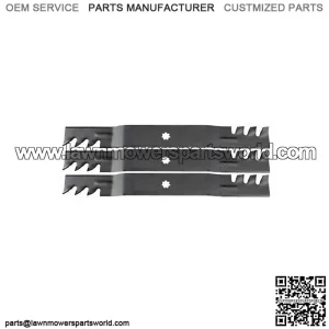 3 11594 Mulching Mower Blades John Deere AM137328, AM141033, 42" Deck