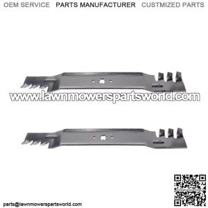 Mower Deck Mulch Blades - XT1 LT46 - XT2 LX46 - 46" Deck Fits Cub Cadet