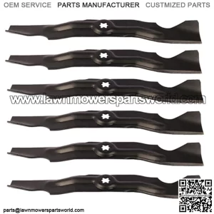(6) Pack 50" Deck Mower Blades Set Fits Cub Cadet 742-04056 742-0453A