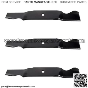 Set of 3, Made in USA Blades to Replace Fits Cub Cadet 759-3820, 742-3013 Blades
