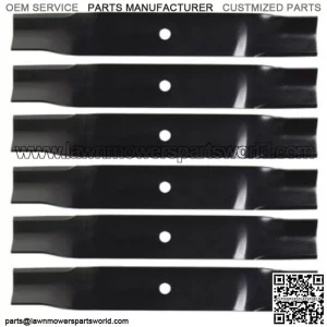 (6) Zero Turn Mower Z Force & Tank 60" Deck Blades Fits Cub Cadet 350-098