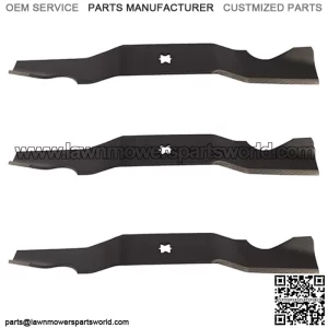 3-Pk 11507 Blades for 50" Mower Deck Troy-Bilt Fits Cub Cadet SLTX LTX LT 1050 R