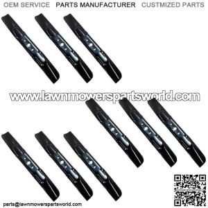 9Pk 14907 6 Point Star Blades Fits Cub Cadet 742-05056, 942-05056A