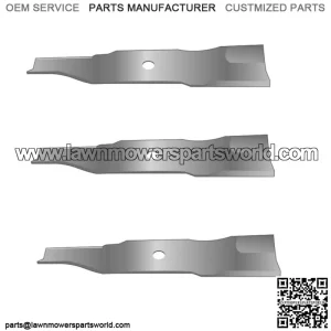 3 Mower Blades Fits Cub Cadet Zero Turn 48" Cut 01004772 325-278 R11564