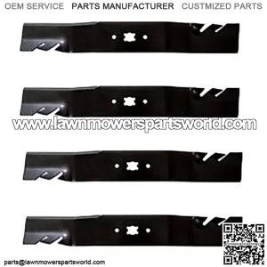 Fits Cub Cadet: 12AE76JU897 (4) Replacement 17-7/8" Lawn Mower Blades 742-04154