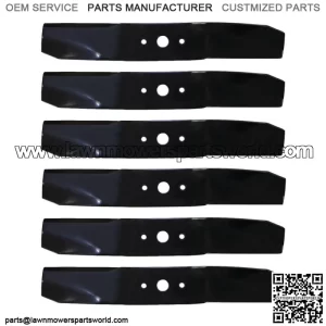 6 Blades Fits Cub Cadet Z-Force 44" 759-3939 GT2544
