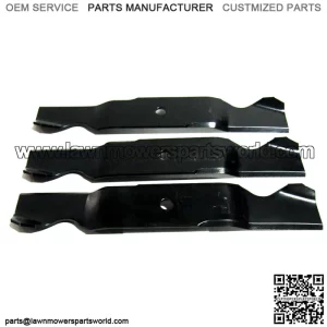 3 XHT BLADES FOR MTD CUB CADET 759-3820 759-3857 742-3013-0637 54" CUT 3"WI