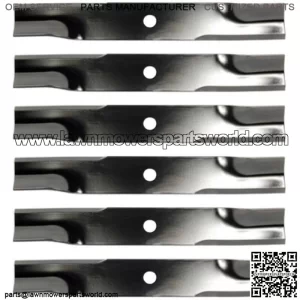 (6) Fits Hi-Lift Blades Replaces Tank Commercial 50" Deck ZTR 01010168 Fits Cub