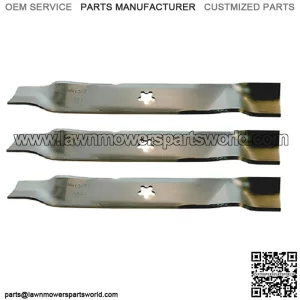 (3) Mulcher Blades 46" Cut Deck fit Craftsman 145708 152443 163819 157033 170698