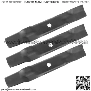 3 Deck Blade For John Deere LA145 LA155 LA165 X140 X165 Z245 Z25 GX21784 Gy20852
