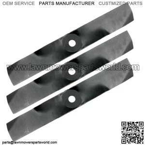 3 Deck Blade For John Deere M115495 M111522 M113517 M135589 M76466 16 1/2" - 2.5