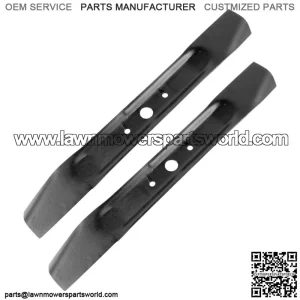 2 Rotary Mulching Blade Fits John Deere JE75 JX75 JX85 M125413 M112972 M77178