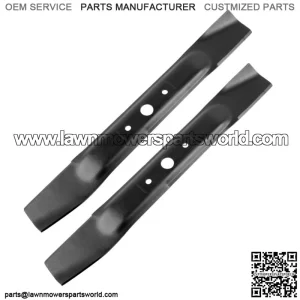 2 Rotary Mulching Blade Fits John Deere JA60 JA62 JA65 M125413 M112972 M77178