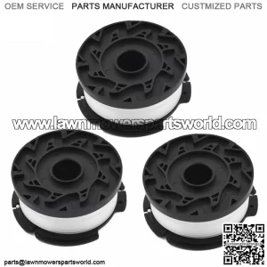 3X String Trimmer Spools For BLACK+DECKER Replace AF-100-3ZP GH900 W/0.065" Line