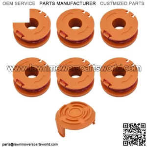 For Worx Trimmer WA0010 Grass Trimmer Line Spools Weed Eater Edger String 6 Pack