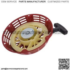 Recoil Pull Starter For Honda GX240 GX270 Mounting Bolts Assembly Cover Red