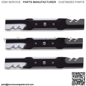 Oregon Gator G3 Blades for John Deere 48" L120, L130, Sabre Scotts, 92-675(3)