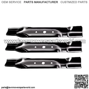 3 Hi Lift Blades for 48" Deck fit John Deere L120 L130 GX20250 GY20568 L2048