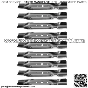 9USA MADE BLADES JOHN DEERE GX20250 GY20568,48" CUT FOR L120 & L130 SET MADE