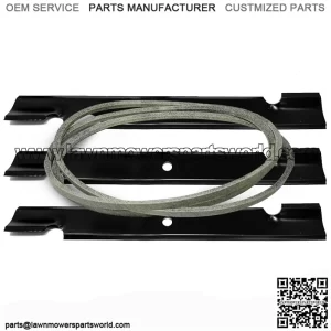 Maintenance Kit for 61-inch Scag Turf Tiger Belt & Blades 481558 482879