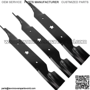 Set of 3 Mulching Blades - 54" Deck Craftsman Z254 AYP GTB54A LT2227A2