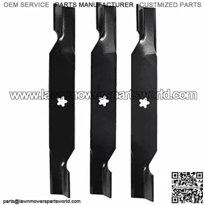 3 Set Riding Mower Blades 54" Deck Poulan Pro Craftsman Z254 Zero Turn