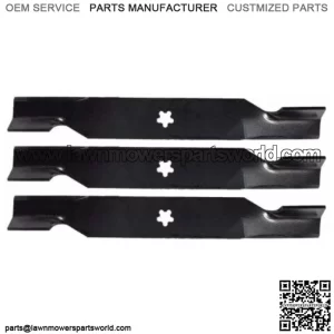 Z254i Z 254 i 54" Zero-Turn High-Lift Bagging Mower Blades Set of 3