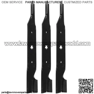 532187256 High Lift Mower Blade 54" MZ RZ YTH 5424 LGT 2654 Z 254 3PK
