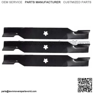 Z254 Z 254 54" Zero-Turn High-Lift Bagging Lawn Mower Blades Set of 3