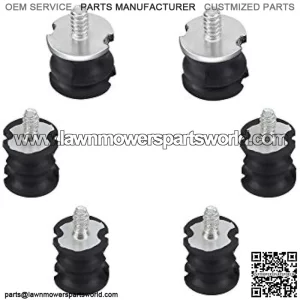 6Pcs Mount Buffer Element Chainsaw Parts AV Buffer for Husqvarna 61 66 133 136 141 272S 266 268 272XP
