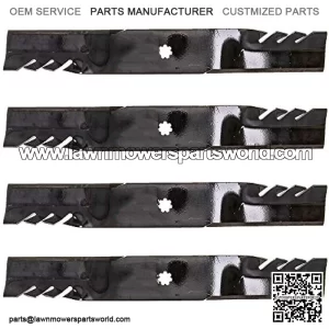 Oregon 4 Pack 592-615 G5 Gator Mulcher Blade for John Deere GX22151 GY20850 42"