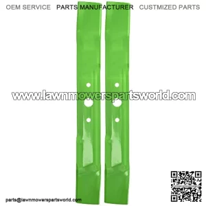 Lawn Mower Blade Set for John Deere GX325 GX335 LX255 42C Decks M135881 M148613 M159047 (High-Lift)
