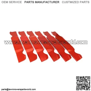 Set of 6, 187254 532187254 Blades for 54" Deck, Craftsman, Poulan, Husqvarna