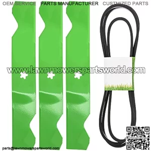 Deck Blade Belt Kit for Husqvarna RZ5424 RZ5426 RZ5422 RZ54i Z254 187254 187256 539114557 54 Inch