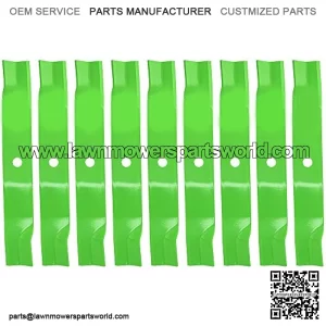 Lawn Mower Blade for John Deere 60 inch Deck 1025R 1026R 1550 TCU15881 M128485 M131958 (High-Lift) 9 Pack