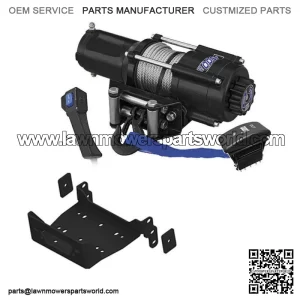 Winch Kit 4500 lb For John Deere Gator HPX 815E ALL (Steel Cable)