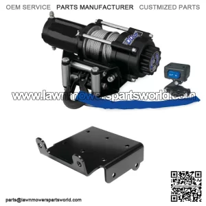 Winch Kit 2500 lb For John Deere Gator HPX 815E ALL (Steel Cable)