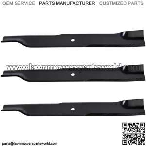 3PK 92-141 Replacement Blades for 48" Dixie Chopper Zee 1, 300819, 301068