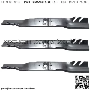 3PK 598-672 G5 Gator Blades for 54" Cub Cadet 742-0677, 942-0677