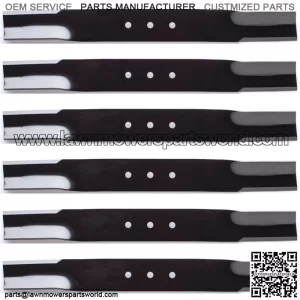 6PK 91-050 Replacement Blades for 60" Swisher 20186, 3293, 9004, 9037