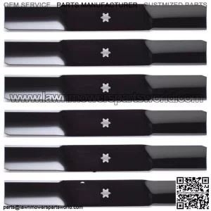 6PK 98-093 Replacement Blades for 42" Troy-Bilt 942-0616, 942-04308