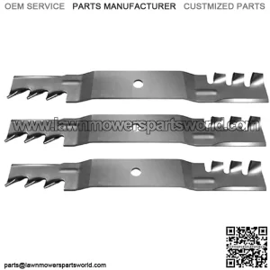 3 Mulching Blades For 50" Cut  MX5050 SS5000 Timecutter Z-Mower 5000 Series