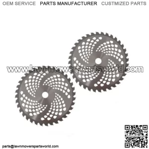 2 Pack Carbide Tip Brush Blades Fit For Cutter Trimmer Weed Eater 9" x 36T