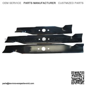 54" Notched Hi Lift Mower Blade Set For Simplicity Legacy 1725922 1725921