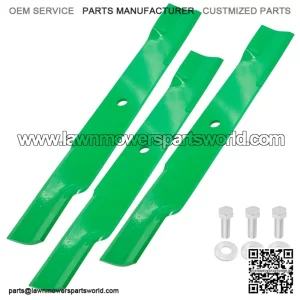 60" Deck Blades w/ Bolts Kit for Ariens Max-Zoom / Apex Zero-Turn Mower 03253900