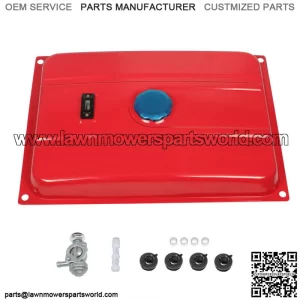 7 Gallon Universal Secondary Gas Fuel Tank Generator Petcock Filter Gauge Cap